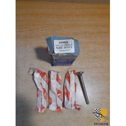 4 soupapes d'échappement...